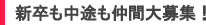 新卒も中途も仲間大募集！